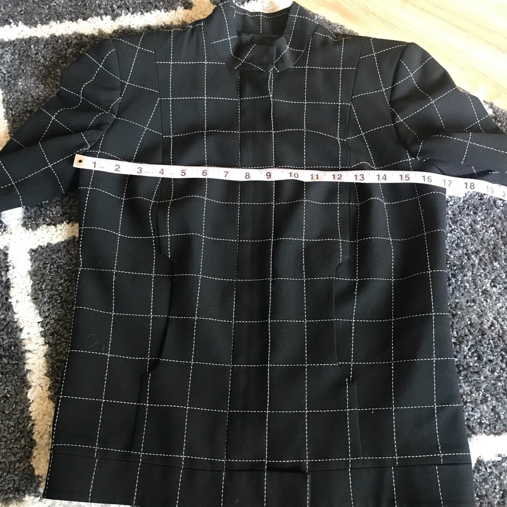 Bebe Windowpane Grid Print Jacket - Picture 7 of 8